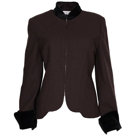 dior boutique cropped wool trim jacket